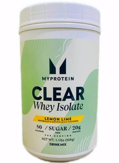 Buy Clear Whey Isolate Lemon Lime Flavored 505 G in Saudi Arabia