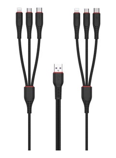 Buy Nb-P196 6 In 1 Usb Cable - Black in Egypt
