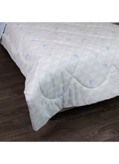 اشتري Malta 2-Pieces Pixel Printed Cotton Twin Comforter Set 160 x 220 cm في الامارات