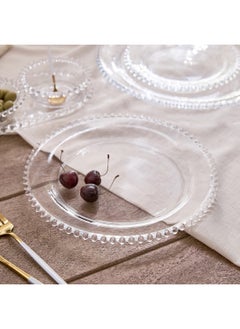 Buy Merriam Beaded Serving Platter 34 x 2.5 cm in UAE