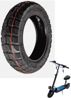 Buy 10-Inch 10x2.50 Off-road Pneumatic Outer Tire, Compatible with E10 Electric scooter in UAE