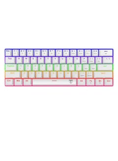 Buy 61 keys RGB Backlit Wired Mechanical Gaming Keyboard, Mini Keyboard, Waterproof for PC/Mac Gamer in Saudi Arabia
