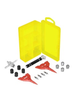 Buy 18-Piece Compact And Portable Tire Repair Toolbox 8 X 14 X 2.8 Cm 22-5-00130-8 in Saudi Arabia