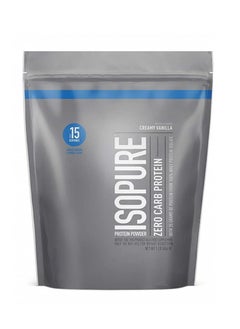 Buy Isopure Zero Carb 1lb Creamy Vanilla 454g in UAE