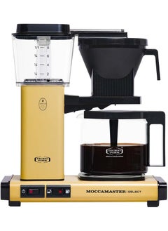 اشتري KBG Coffee Brewer: ماكينة تحضير القهوة المفلترة مع دورق زجاجي – 1.25 لتر – أصفر في الامارات