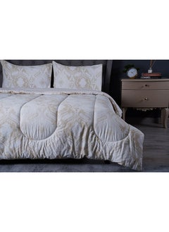 اشتري Isabella 3-Piece Comforter Set 240X260Cm Beige في الامارات