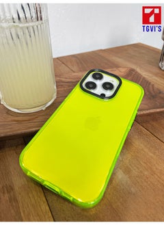 اشتري TGVIS Grace jelly series case for iPhone 14 Pro Max - green في مصر