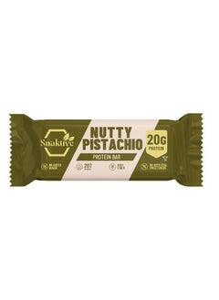 اشتري Snaktive Nutty Pistachio High Protein, High Fiber bar 55grams  Single في الامارات