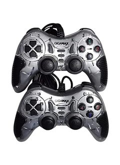 Buy Gamepad Set of 2 USB Joystick - Gray Model : GP8072 in Egypt