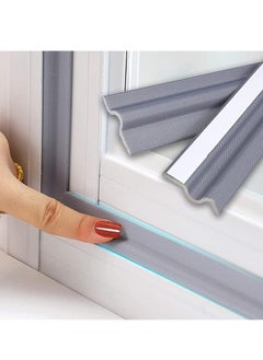 Buy 4 Meters Self Adhesive PU Foam Window Weather Seal Strip Soundproof Pest-proof Windproof Dust Proof Door Seal Strip White in Saudi Arabia