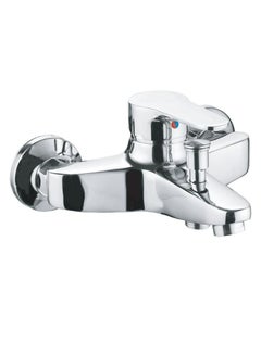 Buy Hot and Cold Shower and Bath Mixer Made of Zinc Alloy Anti Rust Chrome Color in Saudi Arabia