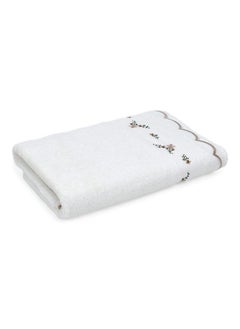 Buy Clarina Bath Towel, Ivory - 500GSM, 140x70 cm in UAE