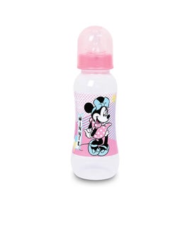 Buy Disney Minnie Mouse Baby 250 ml Feeding Bottle Fast Flow Baby Bottles With Non Collapsing Silicone Nipples, Easy To Clean, Bpa Free, 3+ Months Official Disney Product in Egypt