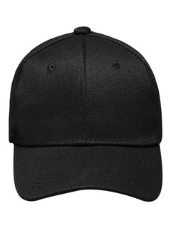 اشتري Cotton Solid Baseball Cap Black في السعودية