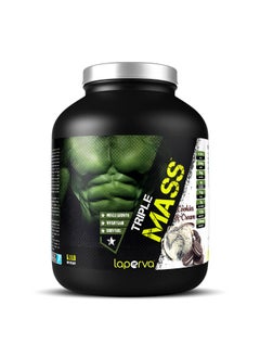 Buy Laperva Triple Mass Gainer, Cookies and Cream, 8 Servings - 2.76 Kg in Saudi Arabia