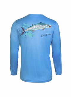 اشتري Bob Marlin Performance Shirt King Bob Blue-2XL في الامارات