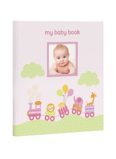 اشتري Animal Train Baby Memory Book Cherish Every Precious Moment Of Your Babys First Years Pink Jungle Jane في الامارات