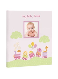 Buy Animal Train Baby Memory Book Cherish Every Precious Moment Of Your Babys First Years Pink Jungle Jane in Saudi Arabia