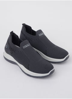 Buy Cobblerz Mens Slip-on Low Top Sneakers GREY in UAE