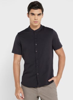 Buy Mens Knitted Fab Half Sleeve Shirt in UAE