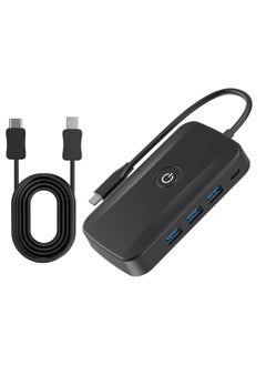 Buy USB C Wireless HDMI Transmitter and Receiver Kit, 50m 5G Extender with 3 USB 3.0 Ports, PD 100W, Perfect for Streaming to HDTV and Monitors in UAE