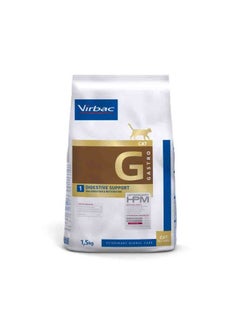 Buy VIRBAC DRY FOOD FOR CAT DIGESTIVE SUPPORRT 1.5KG in UAE