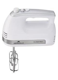 Buy Armadillo hand MIxer, 5 speeds - 500 watts - white Model ARM-SDA-HMIX-WH-007 in Egypt