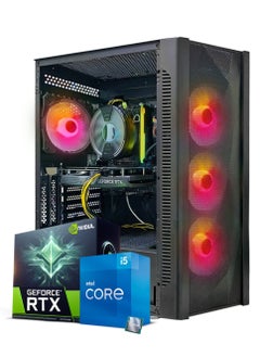 اشتري كمبيوتر الألعاب True Nort، معالج Intel Core i5-12400F، بطاقة رسومات RTX 3050، ذاكرة وصول عشوائي 16 جيجابايت، قرص SSD بسعة 1 تيرابايت، نظام تشغيل Windows 11 Pro، صندوق أسود في الامارات