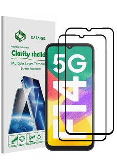 Buy 2 Pack For Samsung Galaxy F14 5G Screen Protector Tempered Glass Full Glue Back in UAE