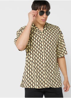 Buy Tencel Aop Print Regular Fit Shirt in Saudi Arabia