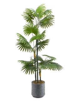 Buy Realistic Artificial Tree With Round Leaves For Home And Office Decoration in Saudi Arabia