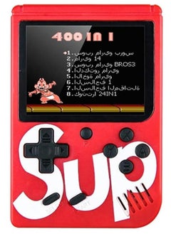 اشتري "SUP GAMEBOX 400-in-1 Classic Retro Gaming Console – Single Player (Red)" في الامارات