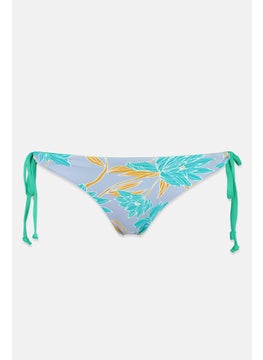 Buy Women 1 Pc Printed Bikini Bottom, Green Combo in Saudi Arabia