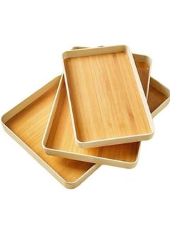 Buy 3 pieces of different sizes of trays for rings of dishes, decorative fruits, nuts and sweets in Egypt