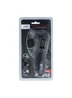 Buy Digi-Tire 5-in-1 Car Tire Gauge with Digital LCD Display Black 331377 in Saudi Arabia