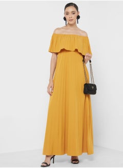 Buy Bardot Pleated Dress in Saudi Arabia