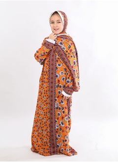 Buy Printed Kids Isdal Orange & Grey For Women in Egypt