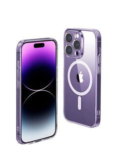 Buy Shockproof Protection Phone Magnetic Case for iPhone 14 Pro in Saudi Arabia