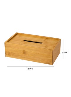 Buy Tissue box made of water-resistant bamboo in Saudi Arabia