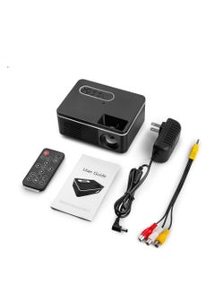 Buy Portable Mini LED Projector 320x240 Pixels 600 Lumens Projector Home Media Player Built-in Speaker in UAE