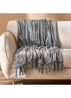 اشتري Lavish Diamond Embossed Throw 130 x 180 cm في الامارات