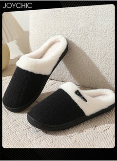 اشتري Simple Autumn and Winter Bedroom Non-slip Warm Slipper for Women and Men في السعودية