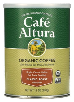 اشتري Organic Coffee Ground Classic Roast 12 oz (340 g) في الامارات