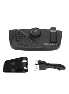 Buy Bluetooth 5.0 Car Speaker, Handsfree Bluetooth Speakerphone for Cell Phone, Support 2 Mobile Phones Online, Multipoint Handsfree Car Speaker Headset, Bluetooth 5.0 Car Kit with Visor Clip in UAE