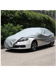 Buy Heavy Duty Waterproof All-Weather Car Cover Protects Against Rain Snow Sun UV Hail For Automobiles Full Exterior Pruminium Cover For Indoor or Outdoor Use XXL 560X175X130CM in UAE