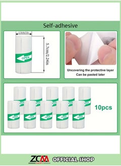 Buy 10 Rolls of Printable Self-Adhesive Thermal Paper for Thermal Printers 57x25 mm in UAE