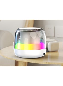 Buy New RGB Bluetooth Speaker Portable SubwooferWhite RGB White RGB in UAE