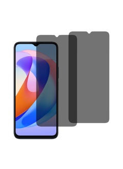 اشتري 2 Pack Privacy Screen Protector Compatible for Honor X6a With Easy InstallationScratch Resistant Glass 9H Hardness Anti Spy Anti Peeping Tempered Glass Film Protector Full Coverage Protector في السعودية