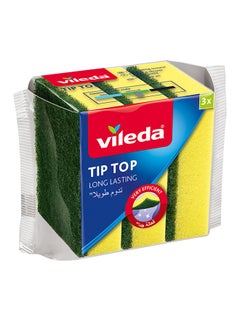 Buy Tip Top Dish Washing Medium Foam Sponge Scourer in UAE