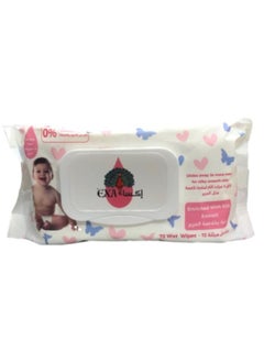 Buy Baby Wet Wipes 72 enriched with scented silk extract in Saudi Arabia